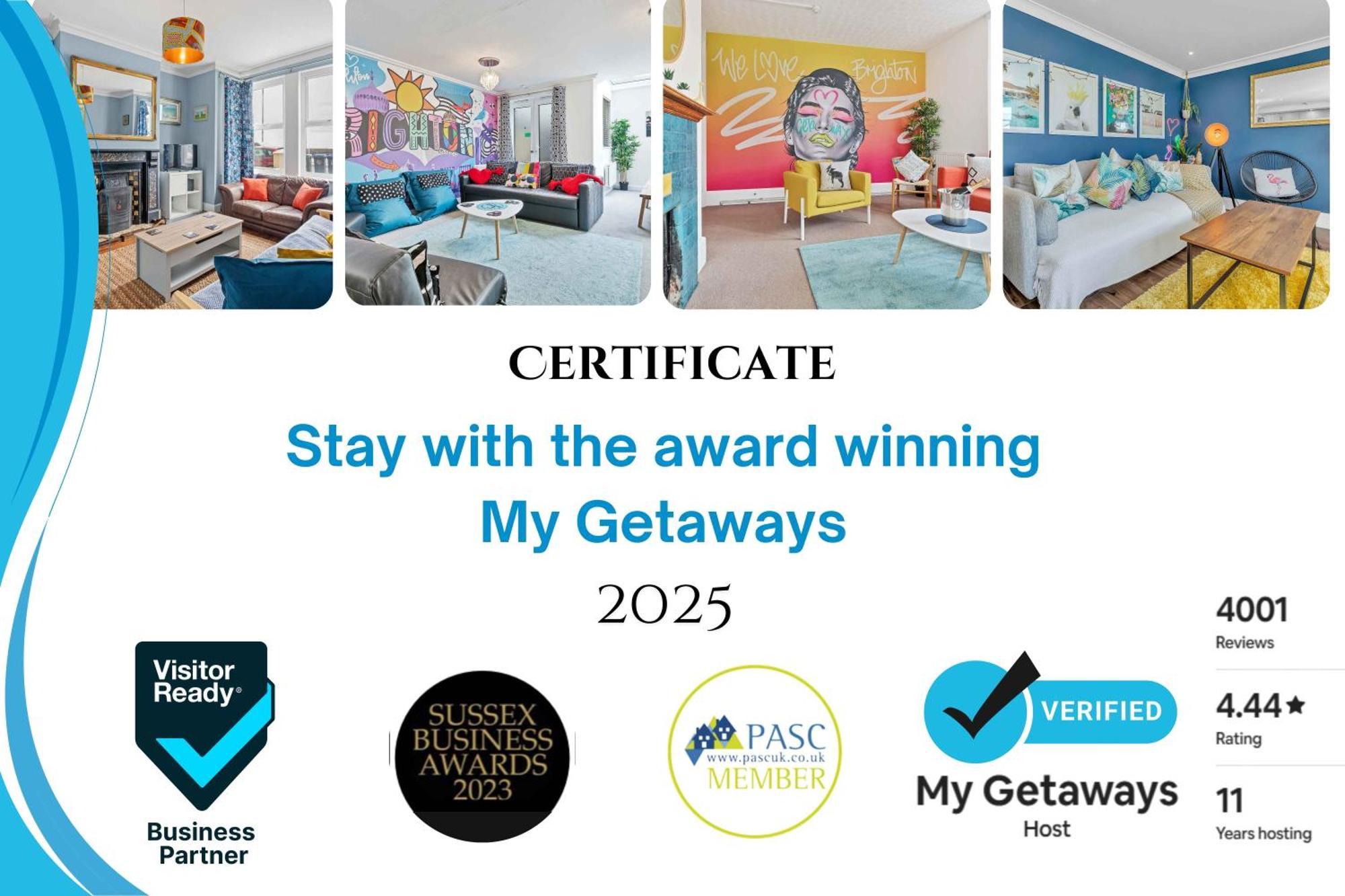 Narrow House - Free Parking By My Getaways Hove